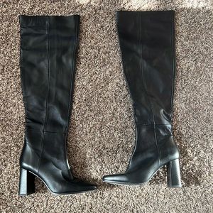 Zara knee high boots